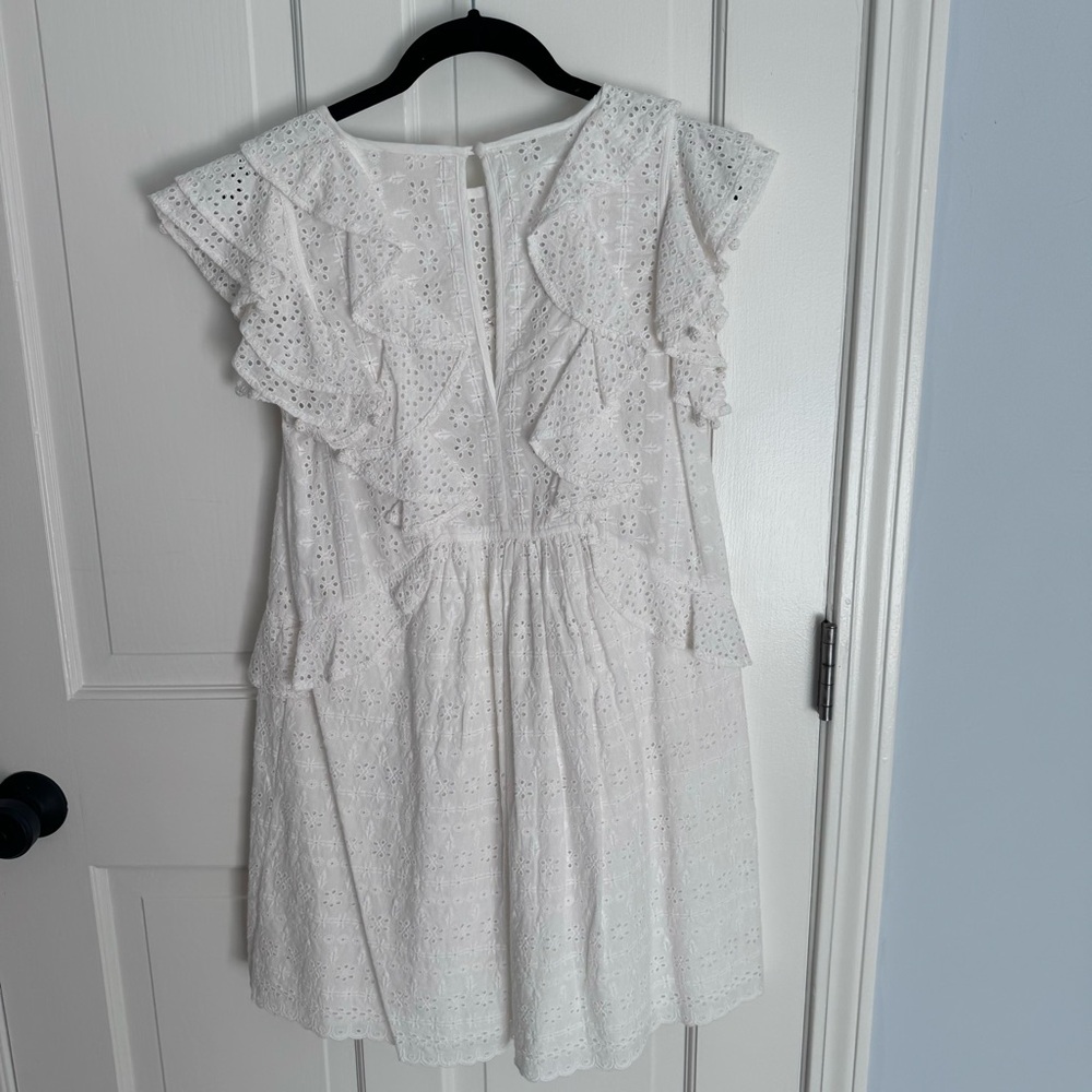 Sezane Alexane Dress in Ecru sz 38 - Picture 8 of 13